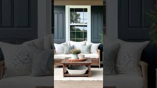 I loved this muted boho porch Unique Bohemian Inspired Front Porch Idea [upl. by Eeroc]