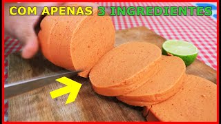 MORTADELA CASEIRA COM APENAS 3 INGREDIENTES IGUALZINHA A COMPRADA ESSA RECEITA É INCRÍVEL [upl. by Abramson]