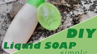 cara membuat sabun cair dari Sabun Batang  Sabun Bar  DIY Liquid Soap  DIY Sabun Cair Simple [upl. by Snell]