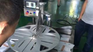 Mask Folding Machine Cotton Folding Machine Face Mask Folding Machine [upl. by Schurman]