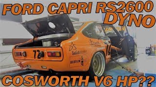 Ford Capri RS 2600 Cosworth dyno run [upl. by Irpac]