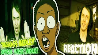 DAGAMES quotMEDLEYquot MUSIC VIDEO REACTION  PRESS START TO FOLLOW GREET WAIT AND REPEAT [upl. by Ecaroh923]