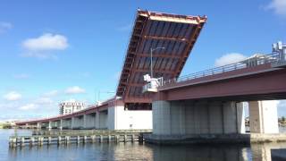 N Causeway Drawbridge Operating  New Smyrna Beach FL [upl. by Elise]