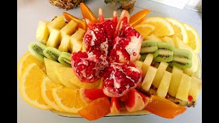 Մրգերի գեղեցիկ ձևավորումКрасивая Фруктовая Нарезка Beautiful Fruit Slicing [upl. by Tnirb]