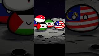 Saat Negara Terjebak Di Bulan Ending 😱 countryballs [upl. by Eneloj796]