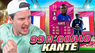 NGOALO KANTE 99 FUTTIES KANTE PLAYER REVIEW FIFA 21 Ultimate Team [upl. by Matilda]