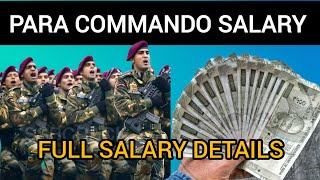 Para Commando Full Salary 2024  Army Nursing Assistant to Para Commando Salary  Agniveer PARA SF [upl. by Carlock]