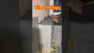 Tiles fittings tileworks bathroomdecor construction tiles bathroomdesign diy foryou shorts [upl. by Howe]