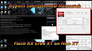 RX 5700 Force Flash Bios XT onto Non XT [upl. by Amalburga182]