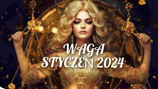 ♎WAGA ♎ STYCZEŃ 2024 🔥🪐🤔 TRANSFORMACJA I ZMIANA ZAUFAJ 🪐🙏 [upl. by Fogarty]