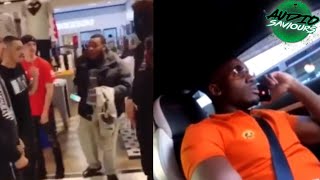 Meekz Out amp About With Bugzy Malone Shopping In Selfridges And Meeting With Fans  Audio Saviours [upl. by Aciras]