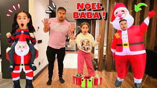 ELİF SİNEM NOEL BABA GELDİ ‼️ EYVAH BABAM NOEL BABANIN OMZUNA ÇIKTI [upl. by Rosa602]