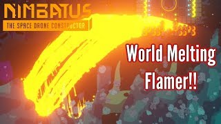 Nimbatus  The ULTIMATE Flame Throwers  Closed Alpha Update [upl. by Aneerbas]