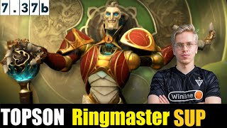 🤯TOPSON Ringmaster SUPORT 737B  DOTA 2 HIGHEST MMR MATCH dota2 dota2gameplay topson [upl. by Lalad]