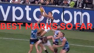 AFL Best marks so far in 2023 [upl. by Yauqaj]