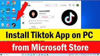 Install TikTok in PC  How to Download TikTok for PC on Windows PC  How to Use TikTok in PC [upl. by Enois]