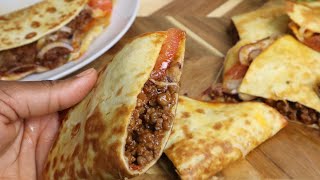 HOW TO MAKE THE MOST DELICIOUS GROUND BEEF TACOS  TORTILLA RECIPE [upl. by Procter655]