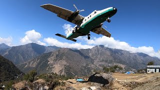 Busy Lukla airport [upl. by Adiv]