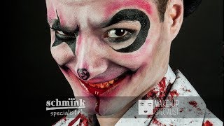 Horror Clown Halloween Schminktutorial [upl. by Struve]