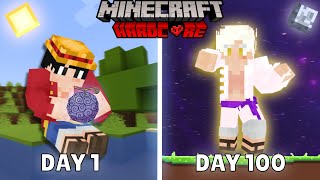 100 Өдрийн турш minecraft дээр LUFFY болсон нь [upl. by Anirtak]