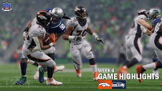 Broncos vs Seahawks  PML Game Highlights [upl. by Odlopoel]