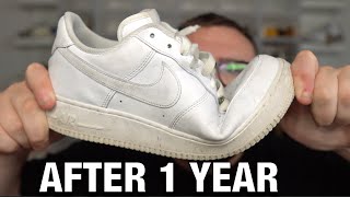 I Wore the NIKE AIR FORCE 1 Everyday for a YEAR Pros and Cons [upl. by Johnny]