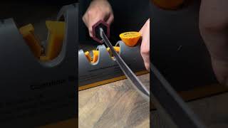 Grapefruit seesaw，sharpness test fyp knife knifesharpening ray knifesharpener rui knives [upl. by Danas860]