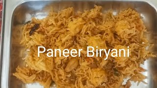 Paneer Biryani 😍Simple and tasty Biryani recipe 😋prabhavathi2794 [upl. by Marley]