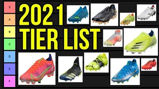 The Ultimate Football Boots Tier List 2021 [upl. by Ahsimrac]