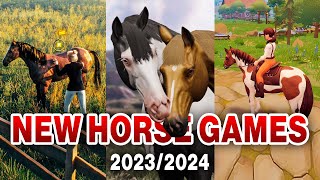 Top 8 NEW Horse Games of 2023 amp 2024 [upl. by Doyle]