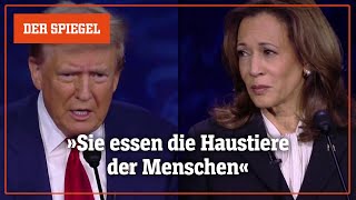 Highlights aus dem TVDuell zur USWahl  DER SPIEGEL [upl. by Sabrina874]