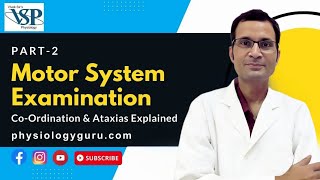 Motor system examination Part II  Coordination and ataxias explained [upl. by Eldredge]