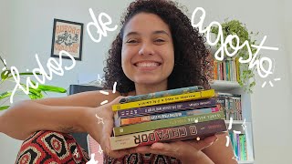 LIVROS LIDOS EM AGOSTO 📖🤎  alguns favoritos e leituras conforto [upl. by Naggem]