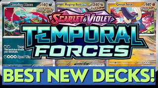 Top 5 Best New Temporal Forces Decks w PTCGL Lists [upl. by Judd273]