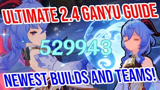 UPDATED 24 GANYU GUIDE Complete MELT and FREEZE Builds Weapons Teams and MORE  Genshin Impact [upl. by Isdnil448]