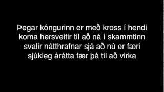 Ásgeir Trausti  Leyndarmál LYRICS [upl. by Sholem299]