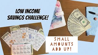 Low IncomeKids Savings ChallengeCash stuffing 7224 [upl. by Enyrehtak]