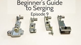 Beginners Guide to Serging Ep9 Elasticator Foot [upl. by Marlowe]