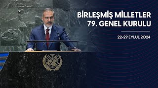 Birleşmiş Milletler 79 Genel Kurulu  2229 Eylül 2024 [upl. by Harriman]