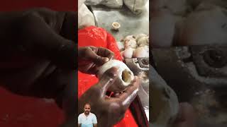 Making of conch shell bangleThe shell arts [upl. by Tak]