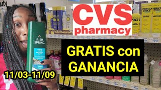 Mi compra en CVS productos GRATIS y con GANANCIA 11031109 [upl. by Atiuqel]