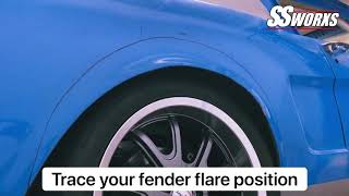 HOW TO Metal Fender Flare Install  SSWORXS [upl. by Asssilem]