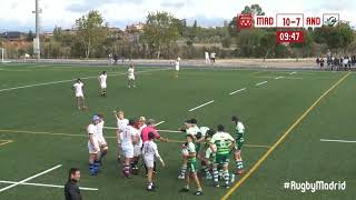 Selección de Rugby de Madrid S16 vs Selección Andaluza de Rugby S16 CESA [upl. by Yonatan]