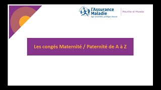 Les congés maternité  paternité de A à Z 092024 [upl. by Dnalon]