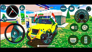 Modified Mahindra Thar Car Games Indian Cars Gadi Wala Game  Car Game Android Gameplay 2024 [upl. by Yeo]