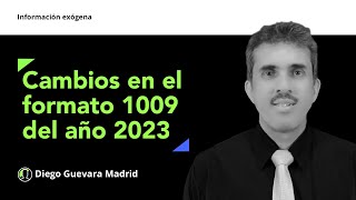 Novedades en el formato 1009 para reportar los pasivos fiscales del año 2023 [upl. by Toffic849]