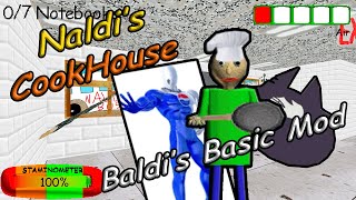 Naldis CookHouse  Raldis ripoff  Baldis Basics Mod [upl. by Solrak]