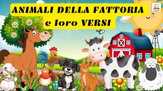 quotScopri i Versi degli Animali della Fattoria  Video Educativo per Bambiniquot [upl. by Combes]