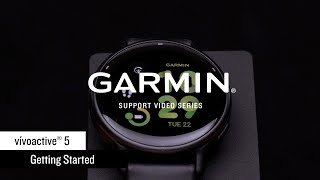 Garmin Support  vívoactive 5  Getting Started [upl. by Tnilc]