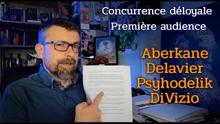 Première audience Concurrence déloyale Aberkane Delavier Psyhodelik [upl. by Berga]